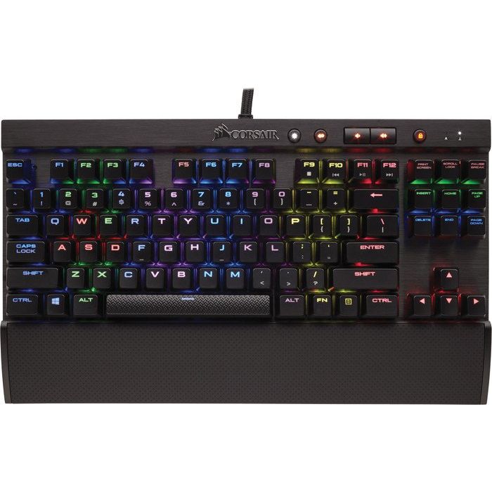 Corsair K65 Rgb Rapidfire Compact Mechanical Gaming Keyboard Cherry Mx Speed Rgb Qwerty Us